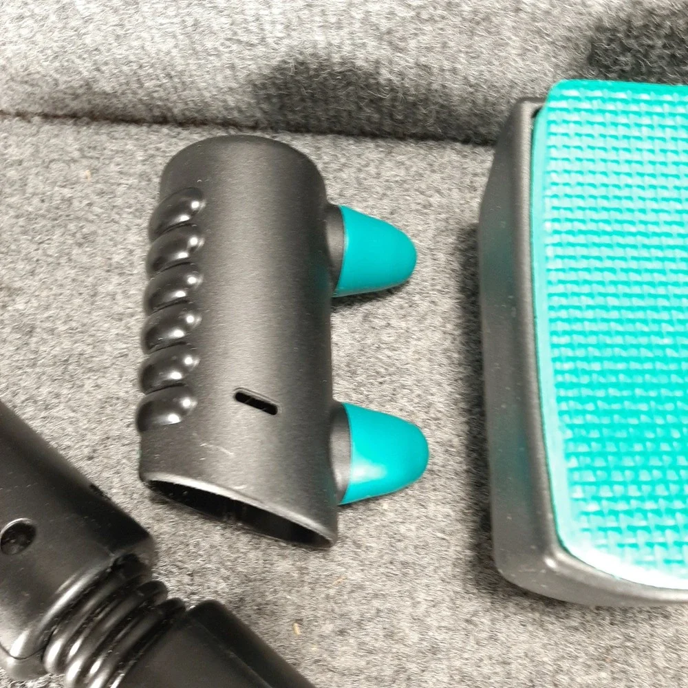 Conair Wand Massager Family Fitness Body System 3 Heads Black Teal Unisex OS